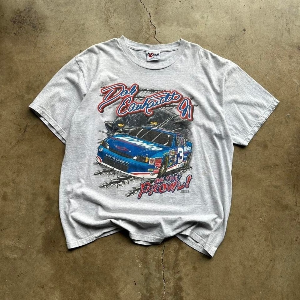 90s vintage Nascar Dale Earnhart Jr "on the prowl" Panther shirt size XL